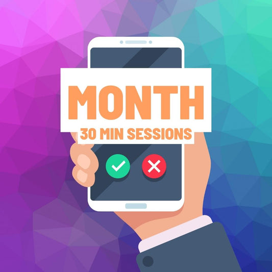 Phone Coaching Monthly (Four 30-Min Sessions)