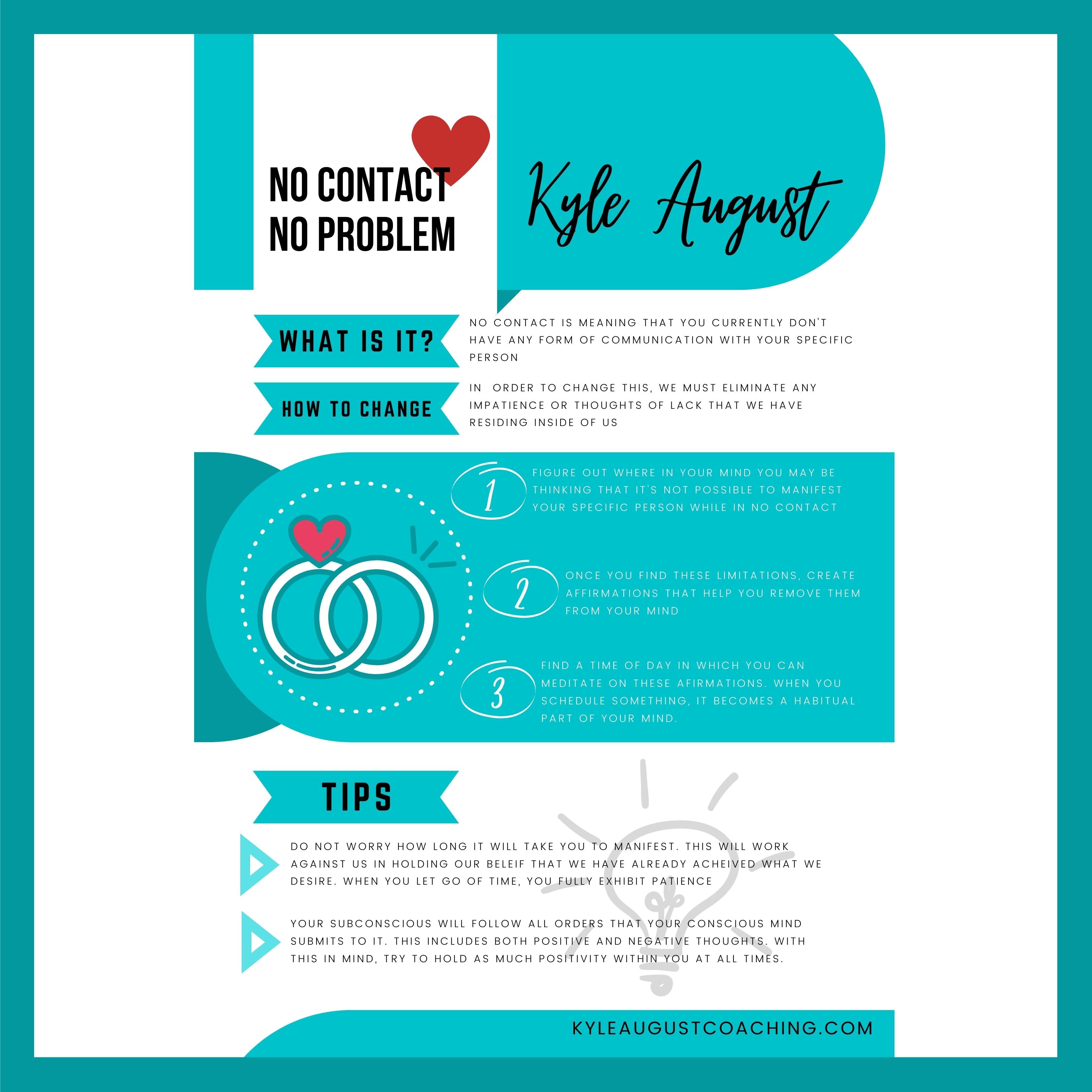 No Contact, No Problem! (Worksheet) – Kyle August